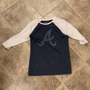 Nike Atlanta braves baseball style shirt